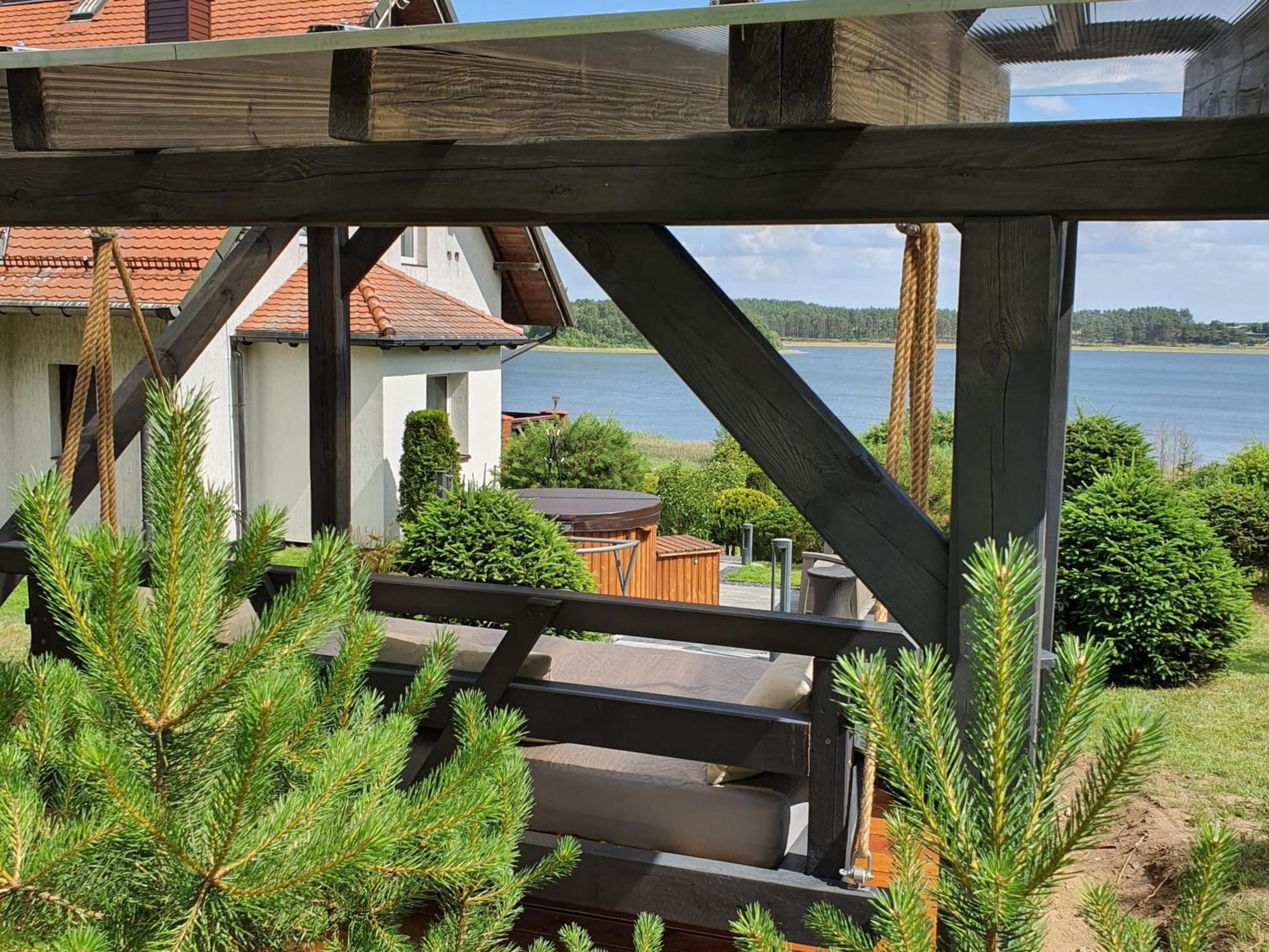 Dom Na Wzgorzu Z Widokiem Na Jezioro Z Balia I Sauna Lipnica  Exteriér fotografie