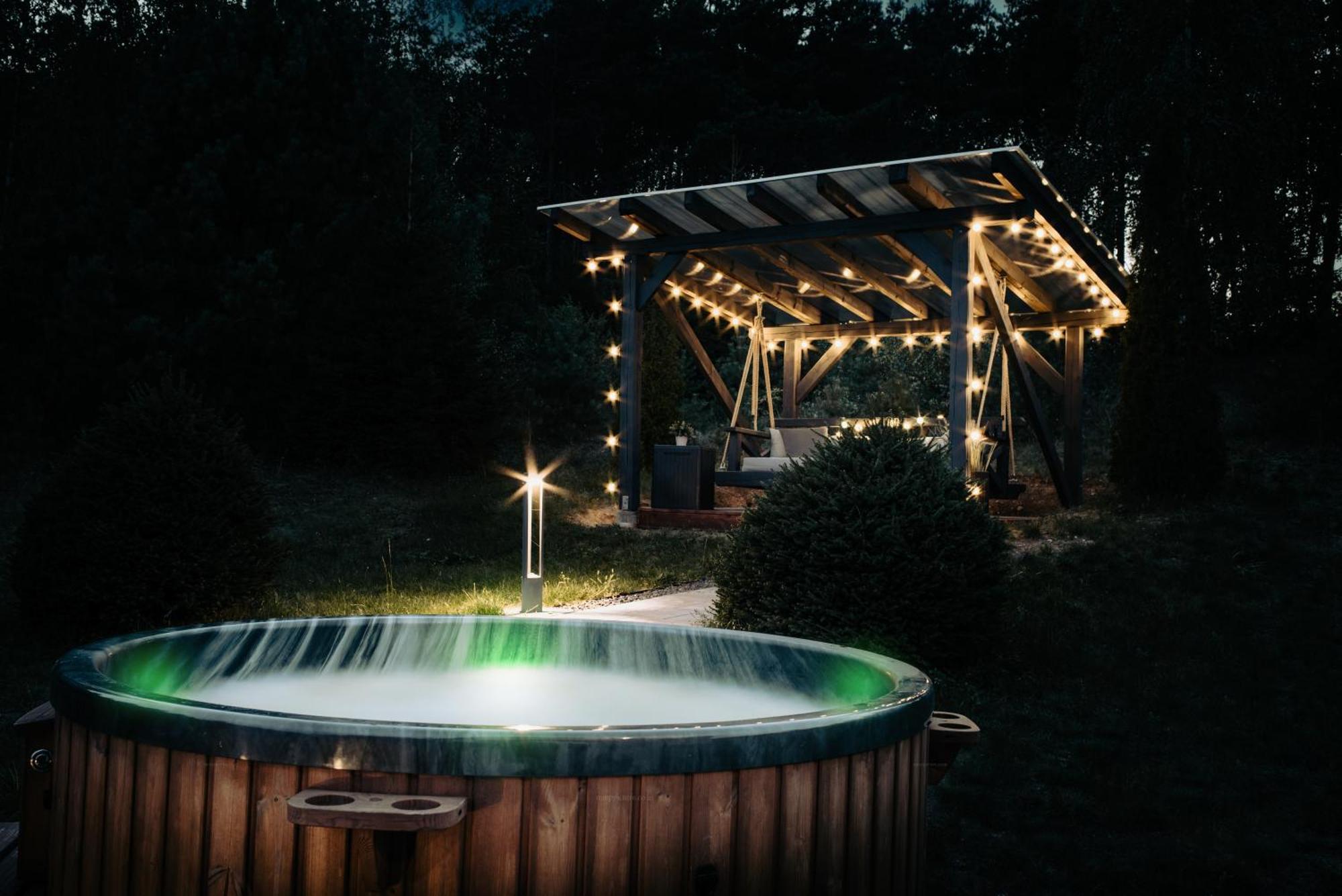 Dom Na Wzgorzu Z Widokiem Na Jezioro Z Balia I Sauna Lipnica  Exteriér fotografie